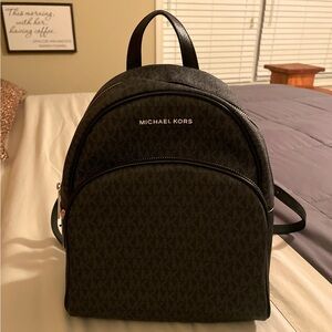 Michael Kors Small Black Backpack
